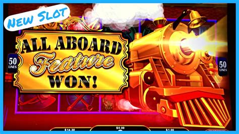 all aboard train slot machine|SUPER BIG WIN!!! All Aboard Dynamite Dash Slot TRAIN .